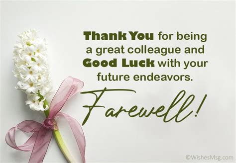 Farewell Messages For Colleagues And Coworkers