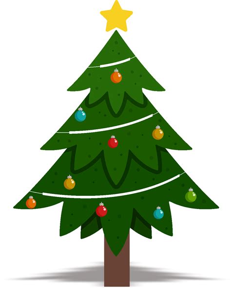 Christmas tree transparent png image gallery. Christmas Tree Design Element Vector Png And Image - Plain ...