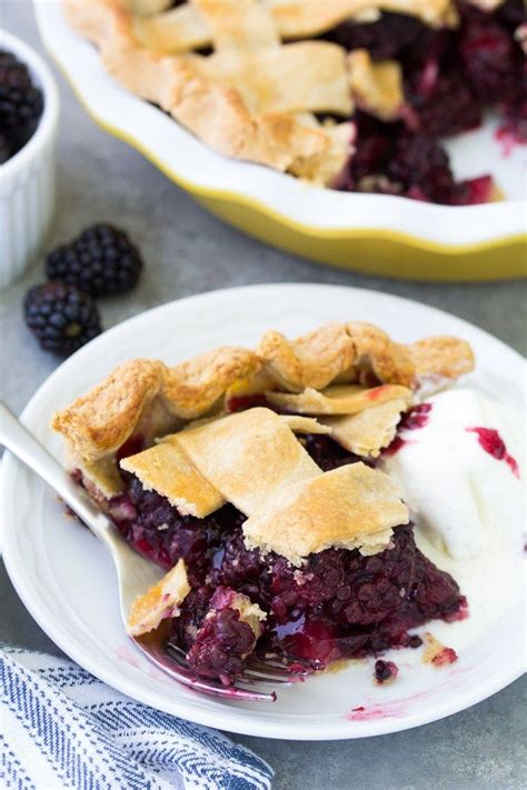 The Best Blackberry Pie Recipe Using Fresh Blackberries Or Frozen
