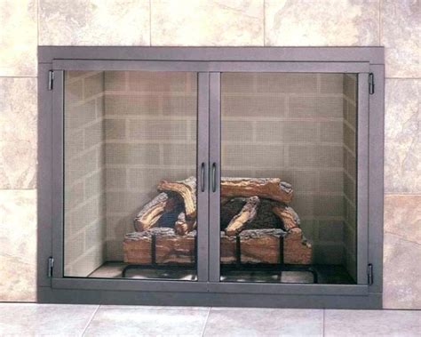 Wood Burning Fireplace Glass Doors With Blower Encycloall