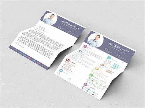 Second of all— they require you to be selective about what you want to put on your resume as your space is limited. Michael Resume - Free Resume Template with Matching Cover ...