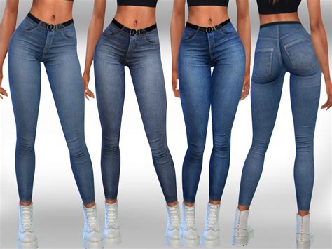 The Sims Resource Female Skinny Fit Realistic Jeans