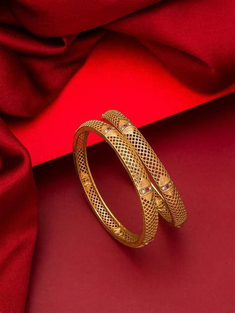 Brass Party Wear Women Gold Plated Artificial Bangles At Rs 140set In Surat