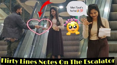 tum papa ki nhi meri pari ho 👰 passing flirty lines notes on the escalator epic reactions