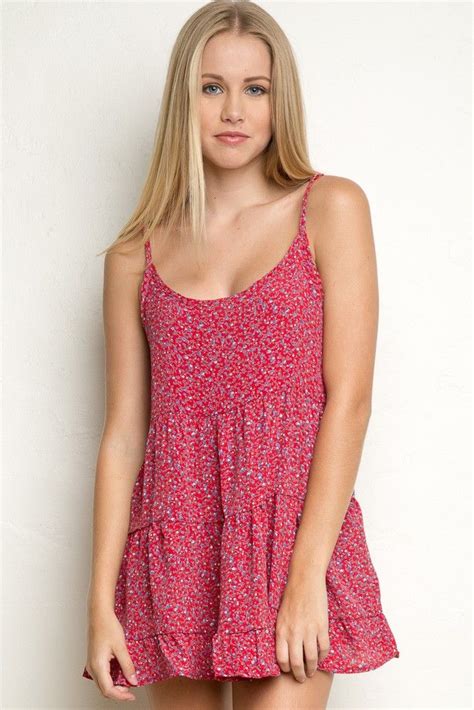 Brandy ♥ Melville Jada Dress Clothing Red Dress Casual Gorgeous