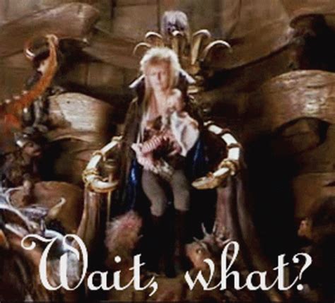 Labyrinth Wait What GIF Labyrinth Wait What David Bowie Discover Share GIFs