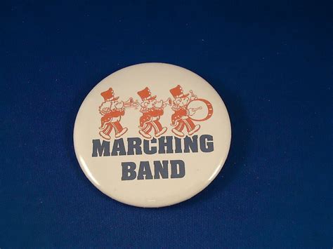 Marching Band Lot Of 12 Buttons Pins High School College Giveaway