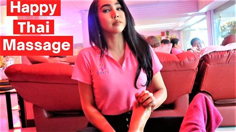 Thai Massage Happiness In In Pattaya Thailand Massage Shop Youtube