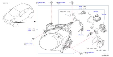 Nissan Juke Headlight (Right) - 26010-1KM0A | HOFFMAN NISSAN, WEST