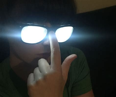 Glowing Comic/Anime Character Glasses : 4 Steps (with ...
