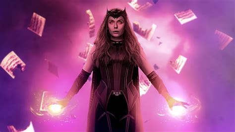 1366917 Wanda Vision Scarlet Witch Vision Tv Shows Hd 4k