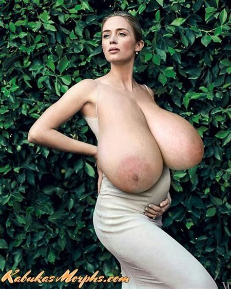 Pregnant Emily Blunt Got Huge Saggy Tits Kabuka