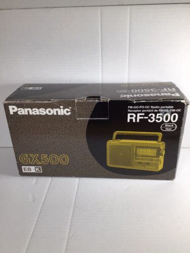 Panasonic 4 Band Portable Fmlwmw Radio Rf3500 Gx500 Ebay