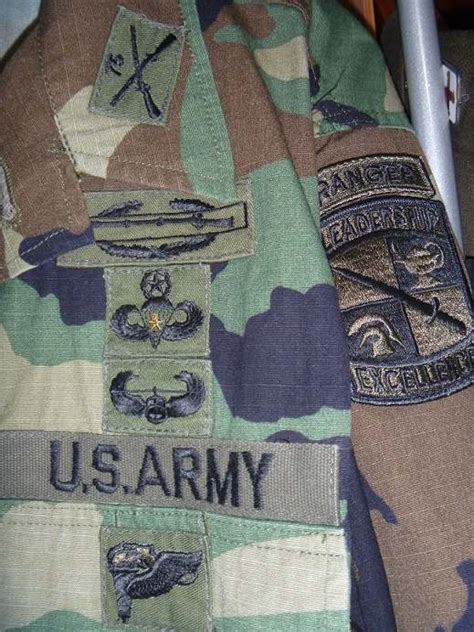 175th Ranger Bdus With A Mustard Stain Camouflage Uniforms Us