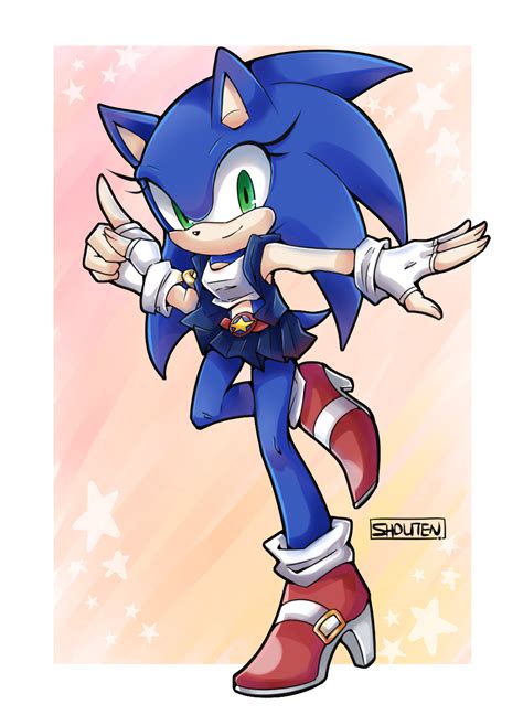 Female Sonic The Hedgehog By Shouten26 On Deviantart