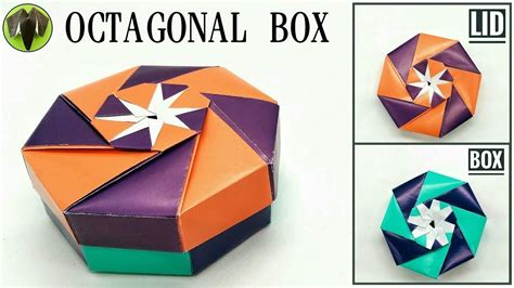 Octagonal Box Origami Diy Tutorial Modular Origami Origami Box My XXX
