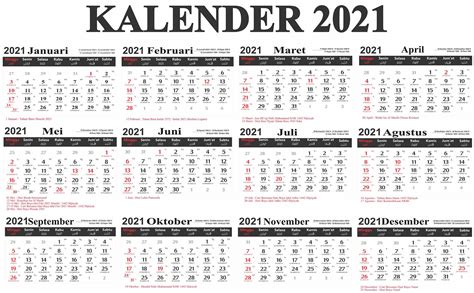 Kalender 2021 Resmi Latest News Update
