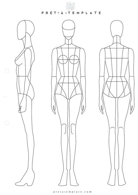 Female Body Drawing Template At PaintingValley Com Explore Collection