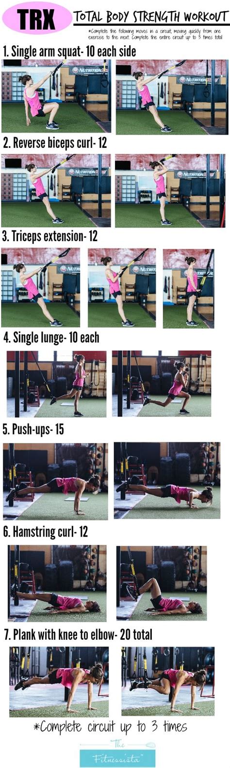 Work Your Entire Body With This Trx Circuit Routine Trx Workouts