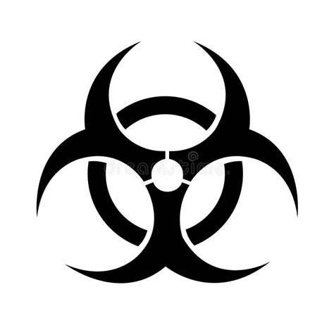 Hazardous Environment Sign And Symbol Stock Vector Illustration Of