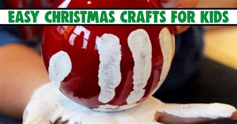 Diy Christmas Crafts For Kids Easy Craft Projects For