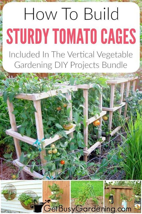 These Diy Wooden Tomato Cages Are Heavy Duty And They Look Great In The