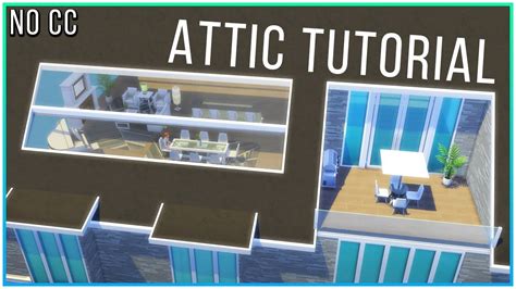 Sims 4 Tutorial Functional Attic And Roof Windows Kate Emerald Youtube