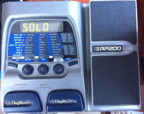DigiTech RP200 Guitar Effects Pedal - fully working with PSU | Guitar effects, Guitar effects ...