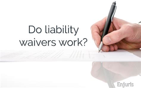 They typically do not provide coverage for a home that's unoccupied for stretches of 30 days or more. Do Liability Waivers Actually Work? - Enjuris Blog | Find ...