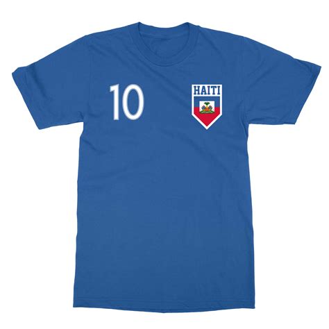 Haiti Football Soccer Jersey Mens T Shirt Ebay