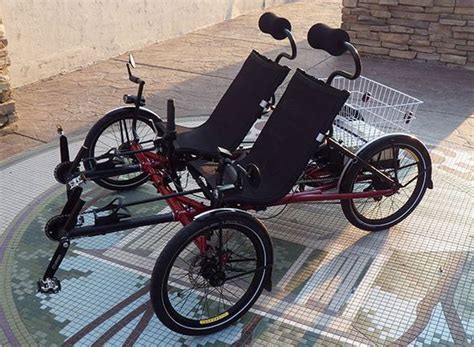 Awesome Side By Side Recumbent Hybrid Trike Actually Quad Utah