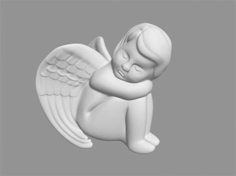 Cherub Statue 3d Model 3ds Max Files Free Download Modeling 44451 On