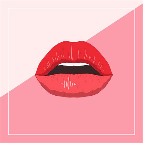 Lip And Lips Lipstick Promotion Main Picture Background Simple