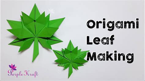 How To Make An Origami Leaf Super Easy Paper Leaf 5 Minute Crafts