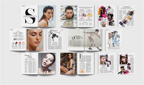 Beauty Layouts For Vogue Magazine Behance