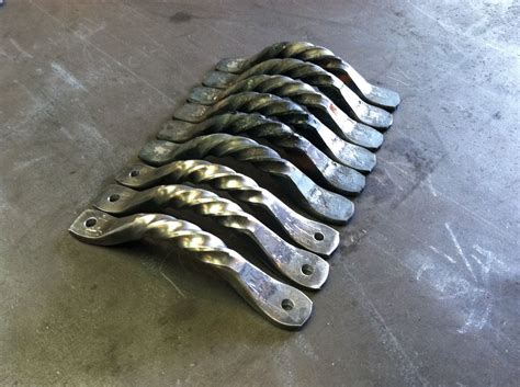 The finest interior decorators and designers accent the bathroom, gate and doors with decorative wrought iron pulls to. Twisted Handle 0920- 4" Centers- cabinet door handle ...