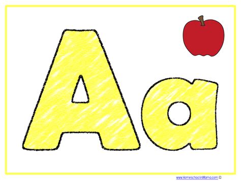 Prek Kids Letters Aa And Bb Flashcards For Kids Letters For Kids