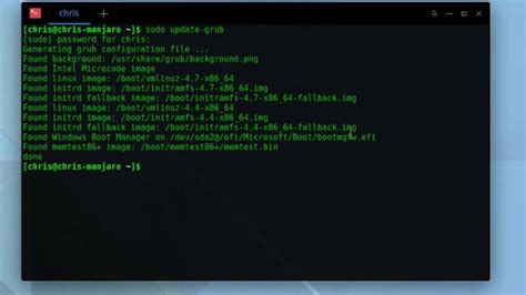 Restore Windows 10 To Grub Bootloader For Dual Install Manjaro Linux 16
