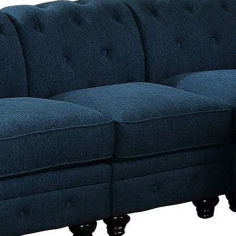 Benzara Stanford Ii Tufted Armless Sectional Sofa Chair