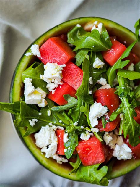 Fresh Watermelon Feta Salad Recipe