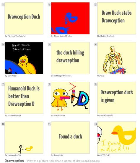 Drawception Duck Drawception