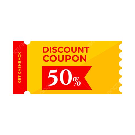 Yellow Discount Coupon Png Vector Psd And Clipart With Transparent