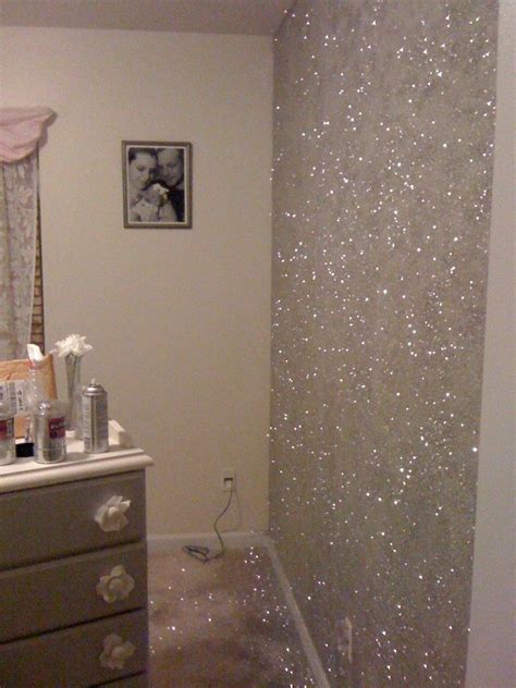 Glitter Paint For Walls Glitter Bedroom Glitter Accent Wall