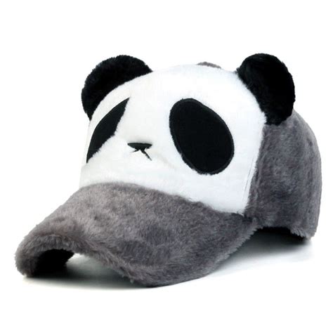 Panda Hat Cute Panda Baseball Caps Winter Cap For Women Men And Kids