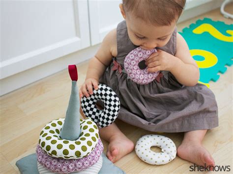 Your Baby Will Be Obsessed With These Easy To Make Fabric Stackable