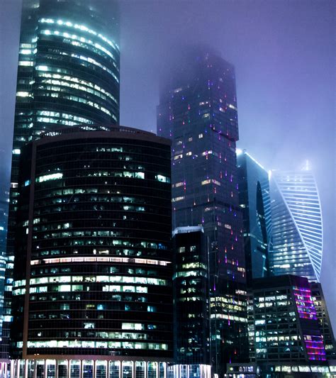 картинки линия горизонта ночь небоскреб городской пейзаж в центре