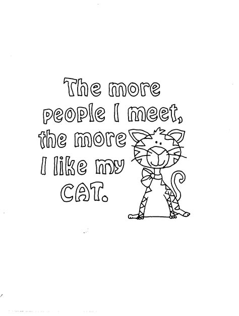 The More People I Meet The More I Like My Cat Motivational Quotes
