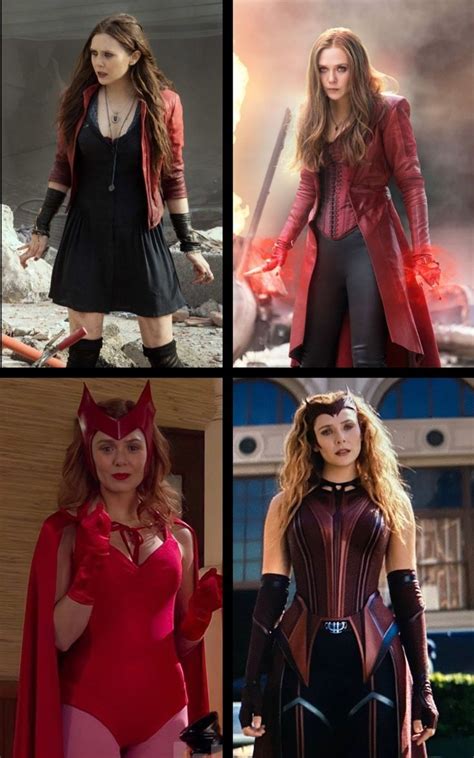 Captain America Civil War Cosplay Costume Scarlet Witch Wanda Maximoff