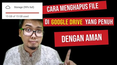 Cara Menghapus File Pada Google Drive