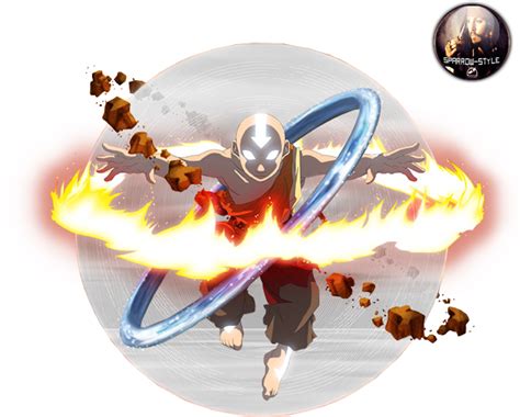 Download Avatar State Png Avatar Aang 4 Elements Clipart Png Download